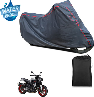 GOSHIV-car and bike accessories Waterproof Two Wheeler Cover for Yamaha(MT 09, Grey)