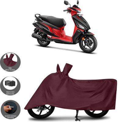 WMIZEXA Waterproof Two Wheeler Cover for Hero(Maestro Edge 125, Maroon)