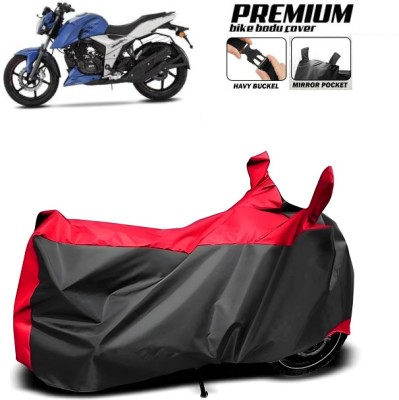 smwzxyu Waterproof Two Wheeler Cover for TVS(Apache 150, Red)