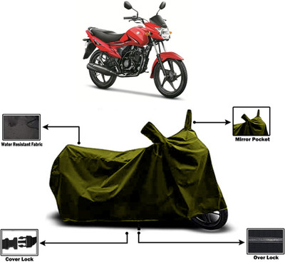 Amexride Two Wheeler Cover for Suzuki(Hayate EP, Green)