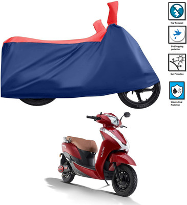 CODOKI Waterproof Two Wheeler Cover for Ampere(Magnus BS6, Red)