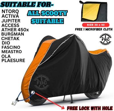 AutoGalaxy Waterproof Two Wheeler Cover for Honda(Activa 125, Orange)
