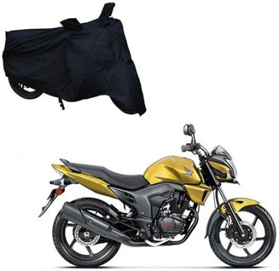 DeepShakshi AUTOMOTIVE Two Wheeler Cover for Honda(CB Trigger, Black)