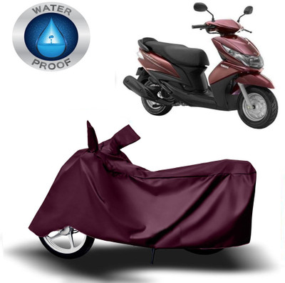 ROYAL AUTO MART Two Wheeler Cover for Mahindra(Kine, Maroon)