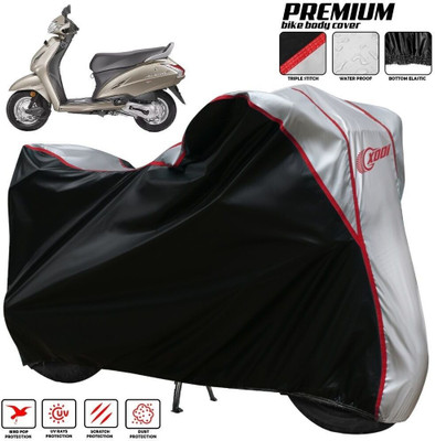 xodi Waterproof Two Wheeler Cover for Honda(Activa 3G, Silver, Black)