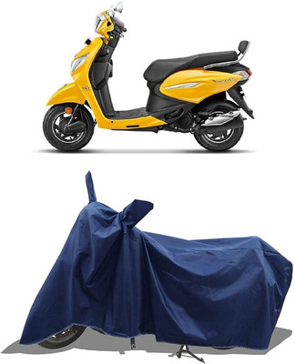 KEDIT Two Wheeler Cover for Hero(Pleasure, Blue)