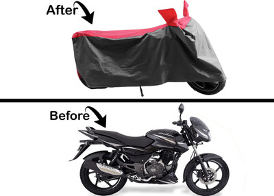Mdstar Waterproof Two Wheeler Cover for Bajaj(Pulsar 150 BS6, Red)