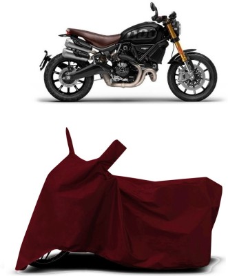 VESMEI Two Wheeler Cover for Ducati(Scrambler 1200, Red)