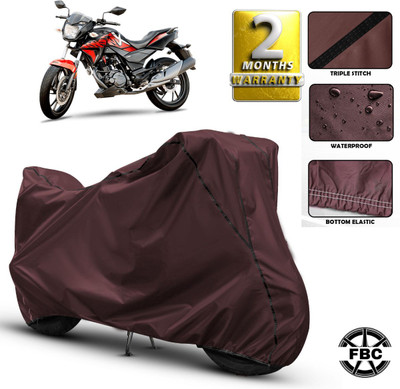FBC Waterproof Two Wheeler Cover for Honda(CBZ, Maroon)