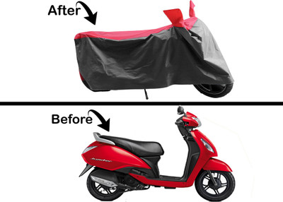 Archistylo Waterproof Two Wheeler Cover for TVS(Jupiter 125, Multicolor)