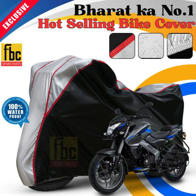 FBC Waterproof Two Wheeler Cover for Bajaj(Pulsar NS-160, Silver, Multicolor)