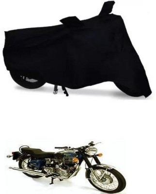 APNEK Waterproof Two Wheeler Cover for Royal Enfield(Machismo 500, Black)