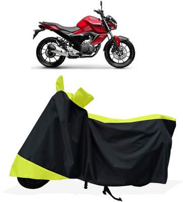 Tricway Two Wheeler Cover for Yamaha(FZ FI, Yellow)
