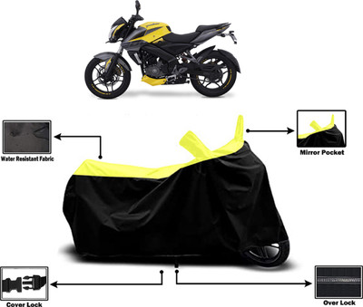 Amexride Two Wheeler Cover for Bajaj(Pulsar NS200 BS6, Yellow)