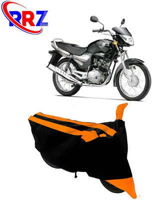 RRZ Waterproof Two Wheeler Cover for Yamaha(Libero LX, Black, Orange)