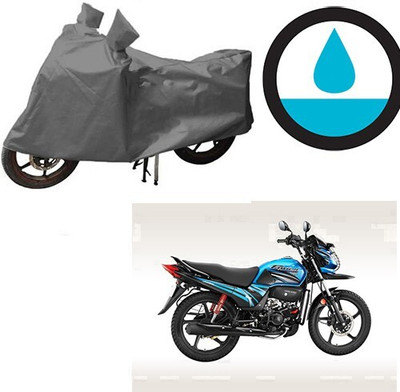 DeepShakshi AUTOMOTIVE Waterproof Two Wheeler Cover for Honda(Passion Pro TR, Grey)
