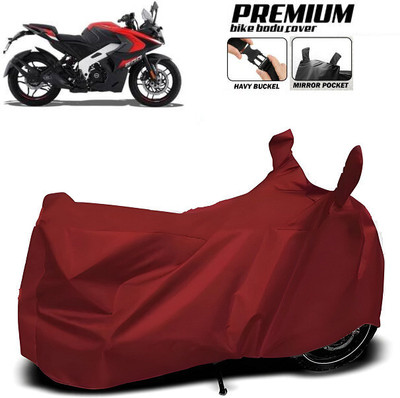 smwzxyu Waterproof Two Wheeler Cover for Hero, Honda, Bajaj, TVS, Suzuki(Maroon)