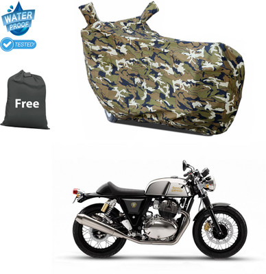CODOKI Waterproof Two Wheeler Cover for Royal Enfield(Continental GT 650, Yellow)