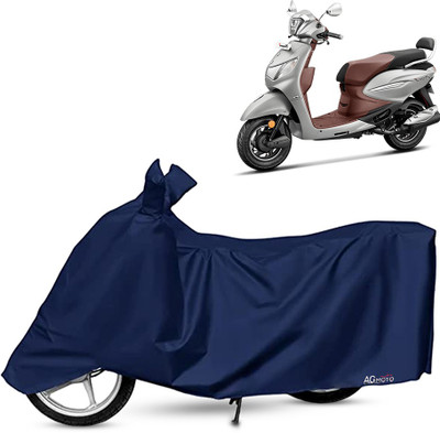AG MOTO Two Wheeler Cover for Hero(Pleasure Plus, Blue)