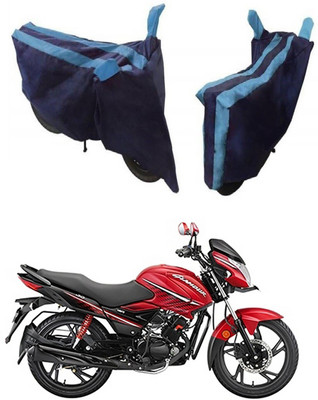 Mdstar Waterproof Two Wheeler Cover for Hero(Glamour i3s, Blue)