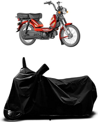 VESMEI Two Wheeler Cover for TVS(Heavy Duty, Black)