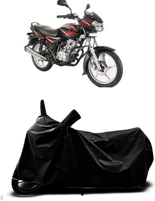 Mdstar Waterproof Two Wheeler Cover for Bajaj(Discover 125 DTS-i, Black)