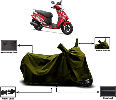 Amexride Two Wheeler Cover for Hero(Motocorp Maestro Edge 110 BS6, Green)