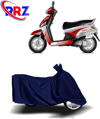 RRZ Two Wheeler Cover for Mahindra(Gusto 125, Blue)