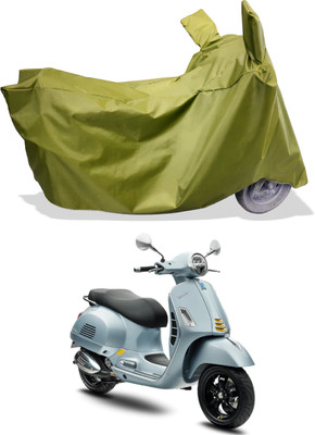 Amexride Two Wheeler Cover for Vespa(GTS Super 300, Maroon)