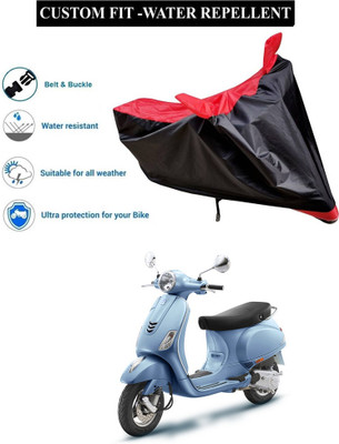 CODOKI Waterproof Two Wheeler Cover for Vespa(ZX 125 BS6, Red)