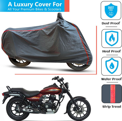 FAMEXON Waterproof Two Wheeler Cover for Bajaj(Avenger 150 Street, Grey)