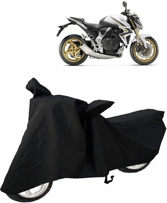MMSSTAR Waterproof Two Wheeler Cover for Honda(CB 1000R, Black)