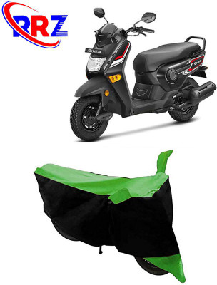 RRZ Waterproof Two Wheeler Cover for Honda(Cliq, Black, Green)