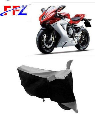 FFZ Waterproof Two Wheeler Cover for MV Agusta(F3, Black, Grey)
