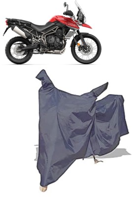 Amexride Two Wheeler Cover for Triumph(Tiger 800 XCA, Grey)