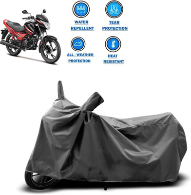 CODOKI Waterproof Two Wheeler Cover for Hero(Glamour i3s, Grey)