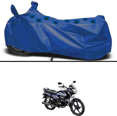 ZEDTEEK Waterproof Two Wheeler Cover for Hero(Splendor Plus, Blue)