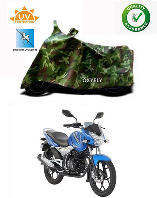 PRPaccessories Two Wheeler Cover for Bajaj(Discover 125 DTS-i, Green)