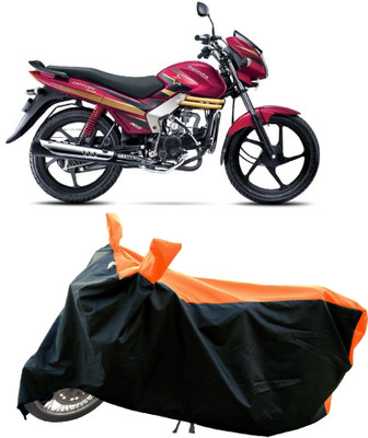 DeepShakshi AUTOMOTIVE Waterproof Two Wheeler Cover for Mahindra(Centuro Rockstar, Orange)