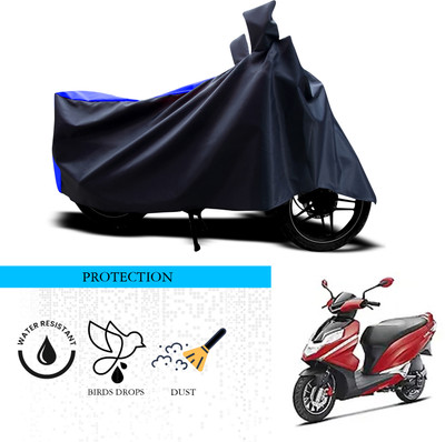 SnehaSales Waterproof Two Wheeler Cover for Hero(Dare, Black, Blue)