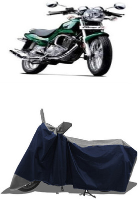 SUGASHRI Waterproof Two Wheeler Cover for TVS(Fiero FX, Grey, Blue)