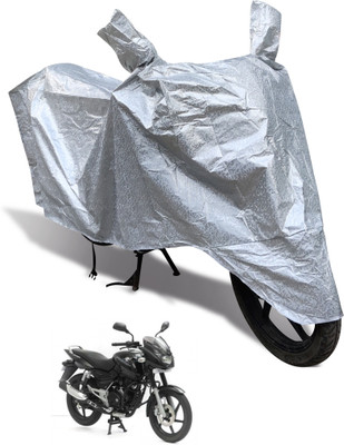 Euro Care Waterproof Two Wheeler Cover for Bajaj(Pulsar 180 DTS-i, Silver)