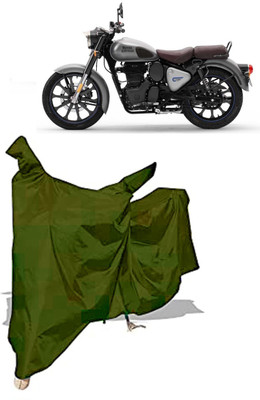 Amexride Two Wheeler Cover for Royal Enfield(Classic Gunmetal, Maroon)