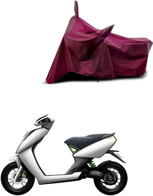 Aoriyon Waterproof Two Wheeler Cover for Ather(450 X, Maroon)