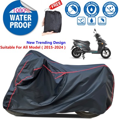 AutoGalaxy Waterproof Two Wheeler Cover for Hero(Electric Atria, Black)