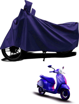 KEDIT Waterproof Two Wheeler Cover for Bajaj(Chetak, Blue)
