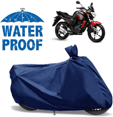 AUTOCAD Waterproof Two Wheeler Cover for Yamaha(FZ-FI, Blue)