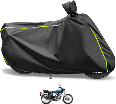 Euro Care Waterproof Two Wheeler Cover for Royal Enfield(Electra, Black)