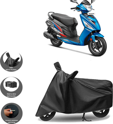 WMIZEXA Waterproof Two Wheeler Cover for Hero(Maestro Edge 110 BS6, Black)