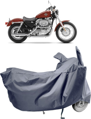 Amexride Two Wheeler Cover for Harley Davidson(XL 883, Grey)